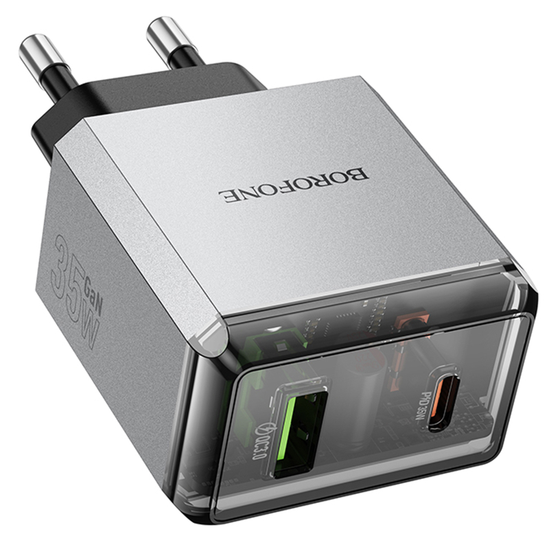 СЗУ Borofone BN20 Lena PD35W+QC3.0 (1USB-A/1C)