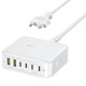 СЗУ Baseus EnerFill FH21 PD120W+QC3.0 6in1 (2USB-A/4C) (E0120T)