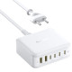 СЗУ Baseus EnerFill FH21 PD120W+QC3.0 6in1 (2USB-A/4C) (E0120T)
