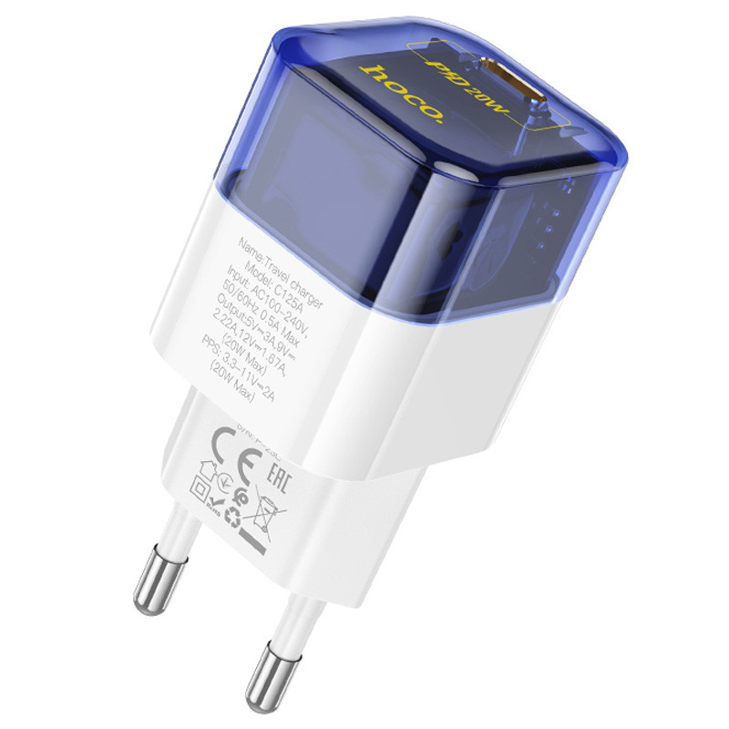 СЗУ Hoco C125A Transparent 1C PD20W