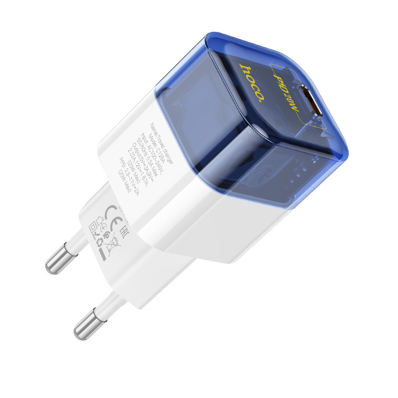СЗУ Hoco C125A Transparent 1C PD20W