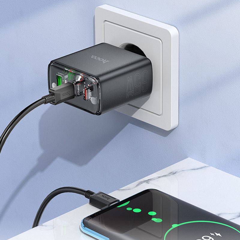 СЗУ Hoco CS44A Smart PD65W (2C1A)