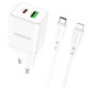 СЗУ Borofone BN7 PD20W+QC3.0 (1USB-A/1C) + Type-C to Lightning