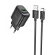 СЗУ Hoco C140A Smart QC3.0 18W (1USB-A) + кабель USB to Type-C