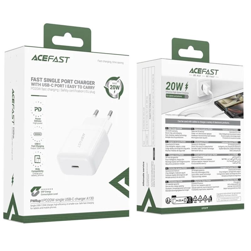 СЗУ Acefast A130 PD20W (1USB-C)
