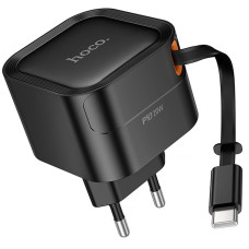 СЗУ Hoco C153A Changer With Retractable Cable Type-C PD20W