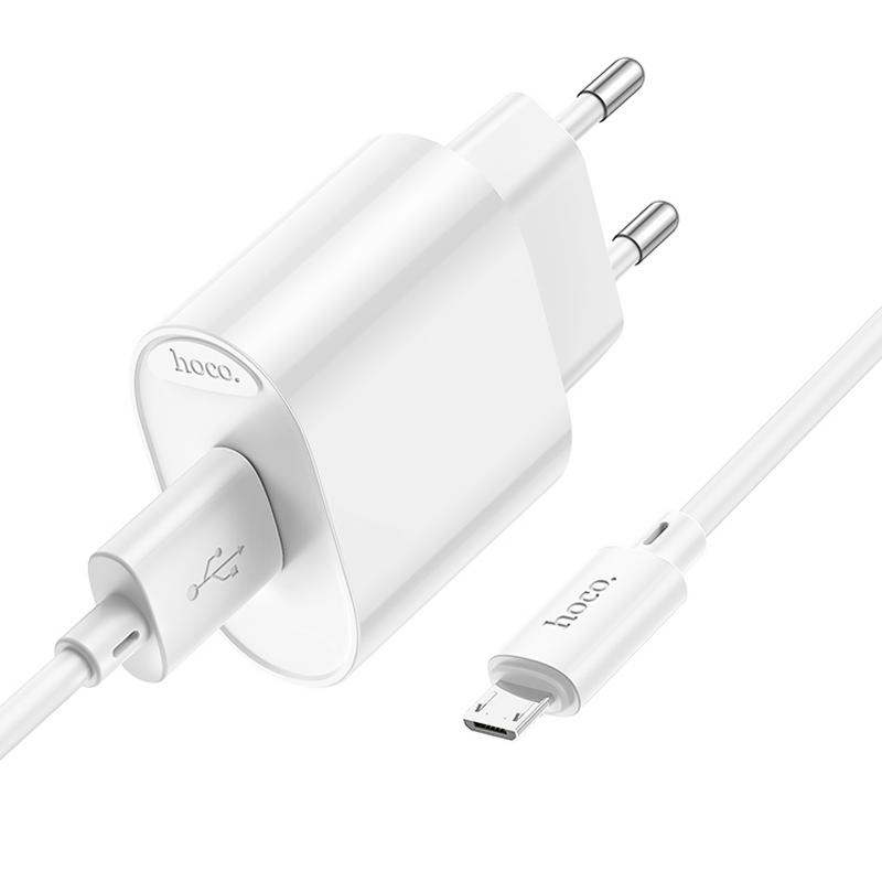 СЗУ Hoco C109A Fighter 10.5W (1USB-A) + кабель USB to MicroUSB