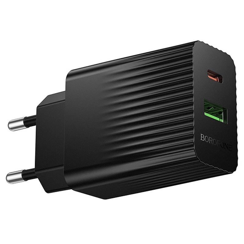 СЗУ Borofone BAS76A Source PD30W+QC3.0 (1USB-A/1C)