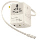 Сетевой универсальный переходник Baseus CG11 70W with retractable cable (2USB-A/3C/1Socket) (E0307E)