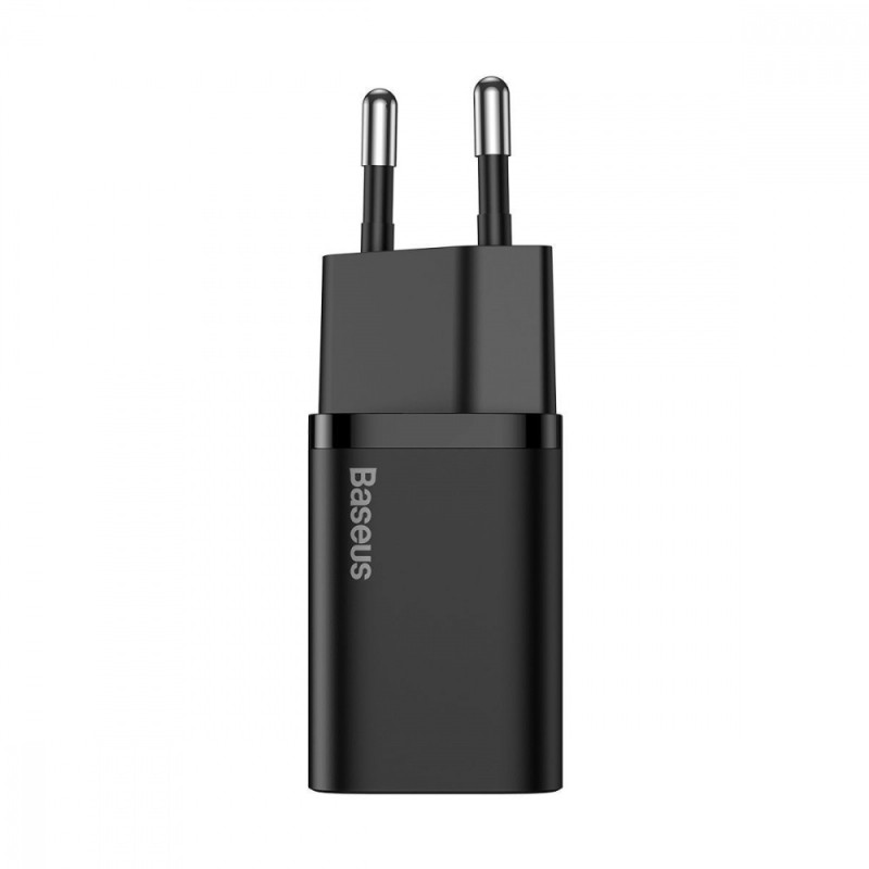 МЗП Baseus Super Silicone PD Charger 20W (1Type-C) + With Cable Type-C to Lightning blue