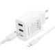 СЗУ Borofone BA105A Stellar 15W (2USB-A/1C) + кабель USB to Lightning