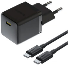 СЗУ Baseus Palm Fast Charger 20W (1USB-C) + кабель Type-C to Type-C (P10111602)