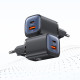 СЗУ Usams US-CC254 GaN HC Ser. 30W (1USB-A/1C)