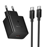 СЗУ Hoco N77 Star PD45W (1USB-C) + кабель Type-C to Type-C