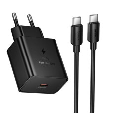 СЗУ Hoco N77 Star PD45W (1USB-C) + кабель Type-C to Type-C