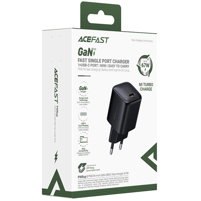 СЗУ Acefast A134 PD67W GaN (1USB-C)