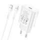 СЗУ Hoco N22 Jetta PD25W (1USB-C) + кабель Type-C to Lightning