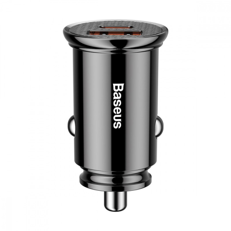 АЗП Baseus Circular Plastic PD3.0 QC 4.0 + 30W USB + Type-C black