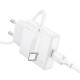 СЗУ Borofone BN23 Wish PD20W (1USB-C) + кабель Type-C to Type-C