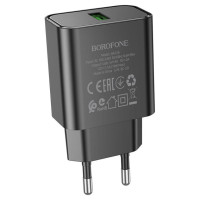 СЗУ Borofone BA72A Spring QC3.0 (1USB-A)
