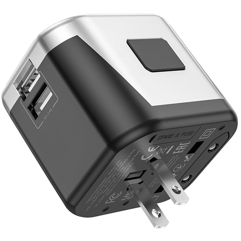 СЗУ Hoco AC5 Level 2USB+Socket