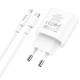 СЗУ Hoco C94A Metro PD20W (1USB-C) + кабель Type-C to Lightning