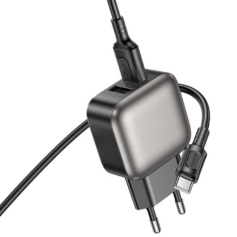 СЗУ Borofone BAS51A Absolute (2USB-A) + Type-C