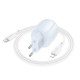 СЗУ Borofone BA94A Lustrous PD30W+QC3.0 (1USB-A/1C) + кабель Type-C to Lightning