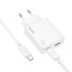 СЗУ Hoco C142A Direct PD20W+QC3.0 (1USB-A/1C) + кабель Type-C to Type-C