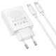 СЗУ Hoco C142A Direct PD20W+QC3.0 (1USB-A/1C) + кабель Type-C to Type-C