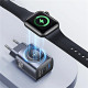 Уценка СЗУ Usams US-CC293 T67 Multifunctional iWatch Charger 20W (1USB-A/1C)