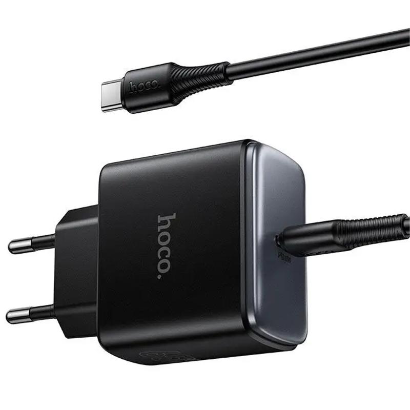 СЗУ Hoco C159A Upgrade PD65W (1USB-C) + кабель Type-C to Type-C
