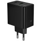 СЗУ Borofone BAS17A Erudite PD65W+QC3.0 (1USB-A/1C)