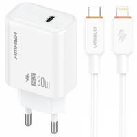 СЗУ Amaya E76D PD30W (1USB-C) + кабель Type-C to Type-C