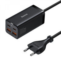 МЗП Baseus GaN3 Pro 100W (2 Type-C + 2 USB) black