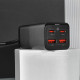 МЗП Baseus GaN3 Pro 100W (2 Type-C + 2 USB) black