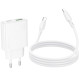 СЗУ Borofone BN25 Wish PD30W+QC3.0 (1USB-A/1C) + кабель Type-C to Lightning