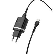 СЗУ Hoco C12Q Smart QC3.0 3A (1USB-A) + кабель USB to Type-C
