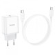 СЗУ Hoco C104A PD20W (1USB-C) + кабель Type-C to Type-C