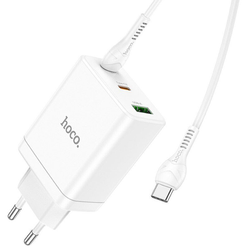 СЗУ Hoco N33 Start PD35W (2C/1A) + Type-C to Type-C