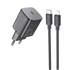 СЗУ Hoco N40 Mighty 1C PD20W + Type-C to Lightning