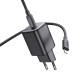 СЗУ Hoco N40 Mighty 1C PD20W + Type-C to Lightning