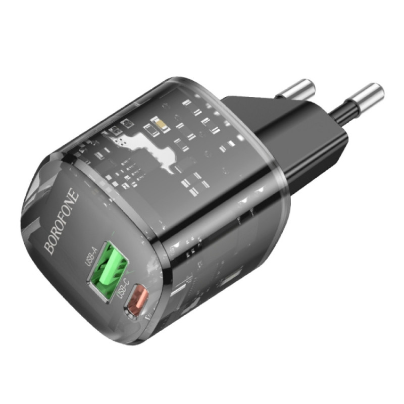 СЗУ Borofone BN17 Sunlight PD20W+QC3.0 (1USB-A/1C)