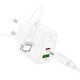 СЗУ Hoco CS54A Surplus PD20W+QC3.0 (1USB-A/1C) + кабель Type-C to Lightning