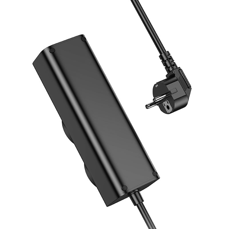Удлинитель Hoco NS10 Wisdom 2-position PD67W (1USB-A/3C/2Socket) (2m)