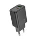 СЗУ Hoco N61 Gentle PD20W+QC3.0 (1USB-A/1C) + кабель Type-C to Type-C