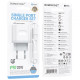 СЗУ Borofone BA99A Breeze PD20W (1USB-C) + кабель Type-C to Type-C