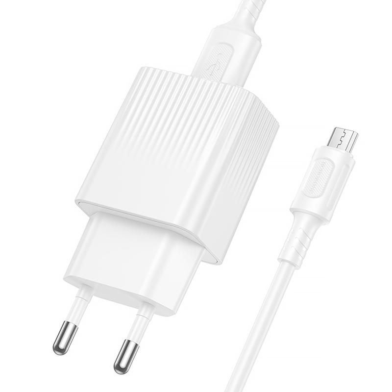 СЗУ Borofone BAS71A Source 10.5W (1USB-A) + кабель USB to MicroUSB
