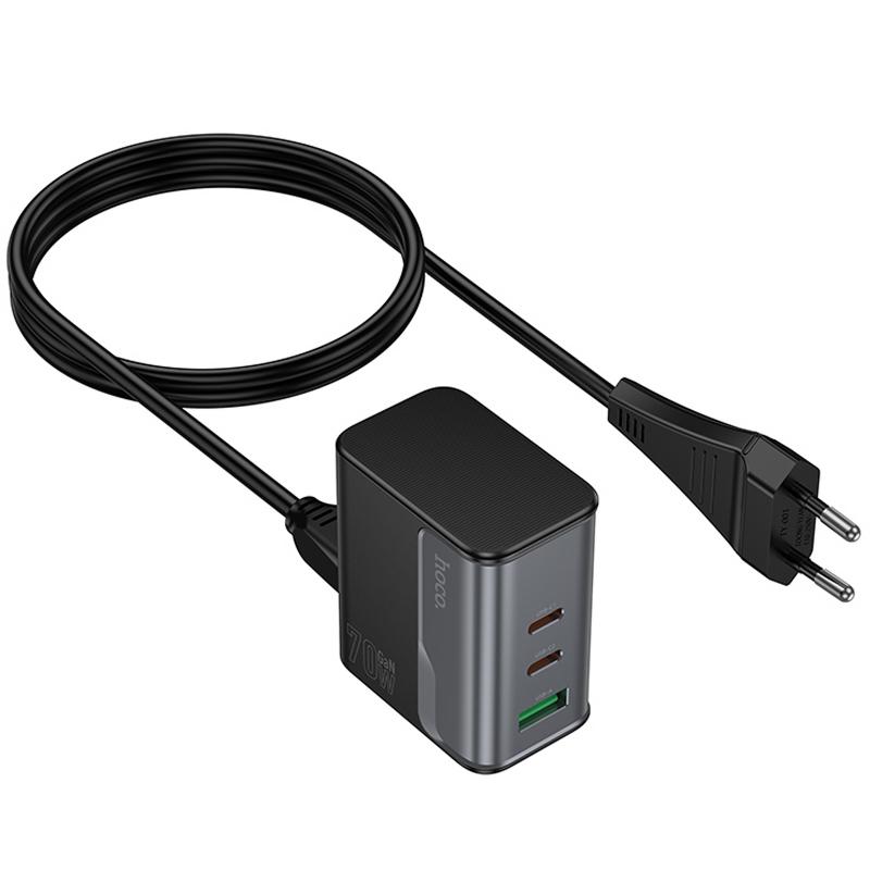СЗУ Hoco CS76A Star Speed PD70W (1USB-A/2C)