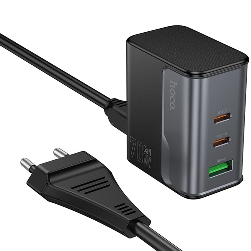 СЗУ Hoco CS76A Star Speed PD70W (1USB-A/2C)
